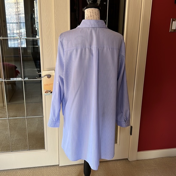 Cotton striped long shirt/blouse - Picture 4 of 4